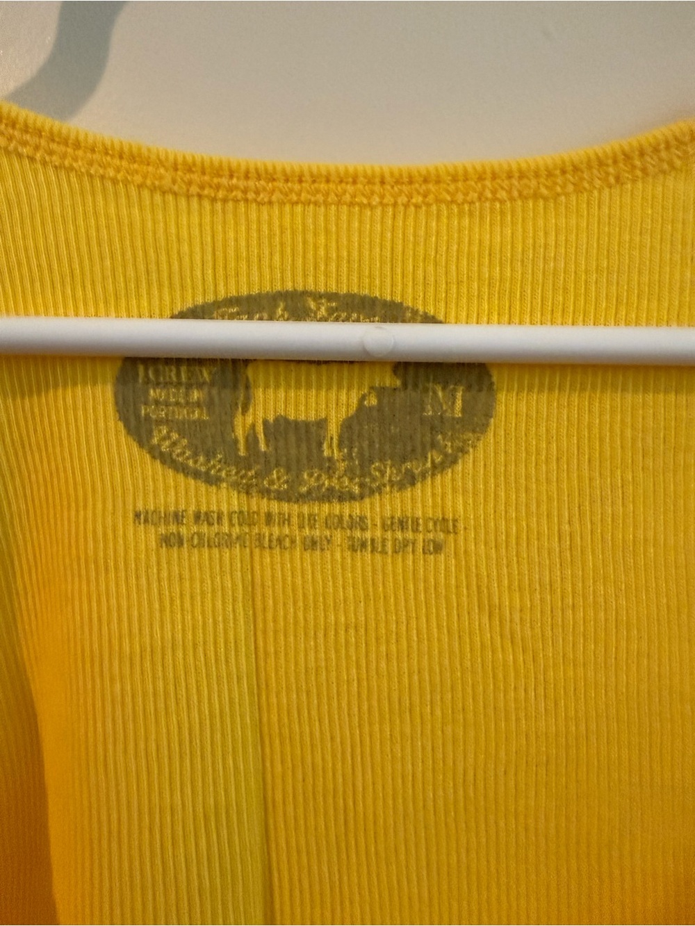 J. Crew Yellow Ribbed Tank - Picture 4 of 4